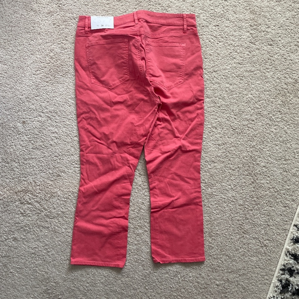 Crop salmon pants